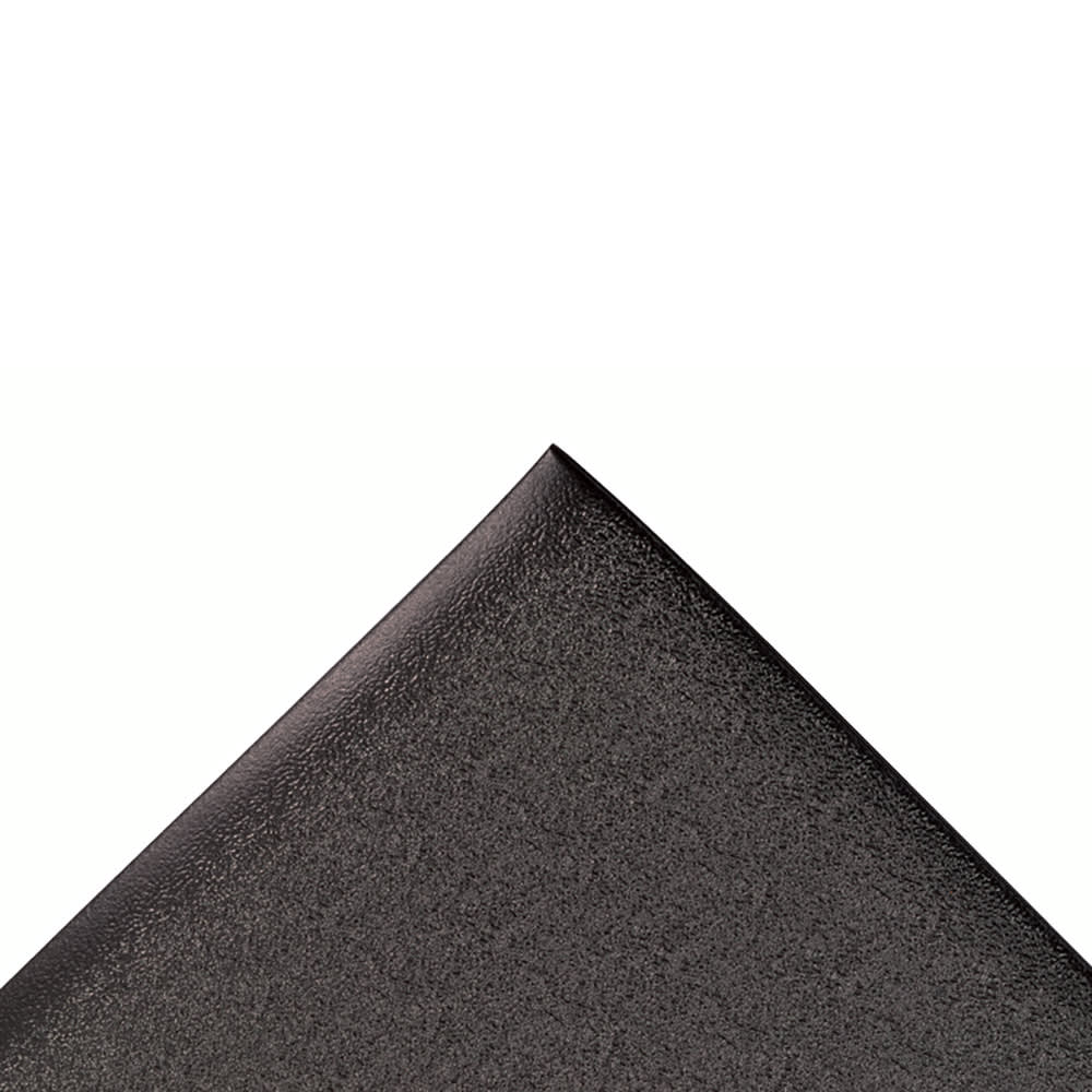 195-411R0436BL Sof-Tred™ Anti-Fatigue Floor Mat - 3' x 60', 9/16" Thick, Black