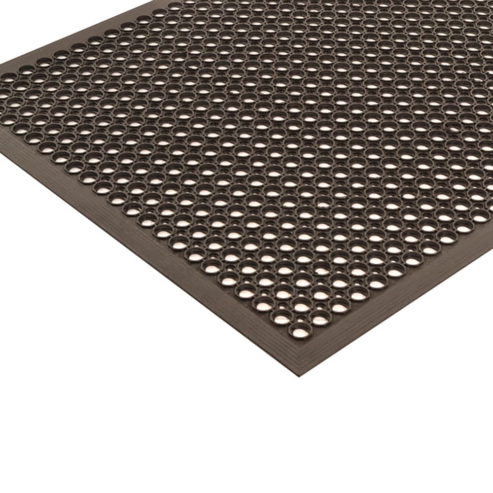 195-562S0033BL Sanitop® Grease-Resistant Floor Mat - 3' x 3', 1/2" Thick, Black