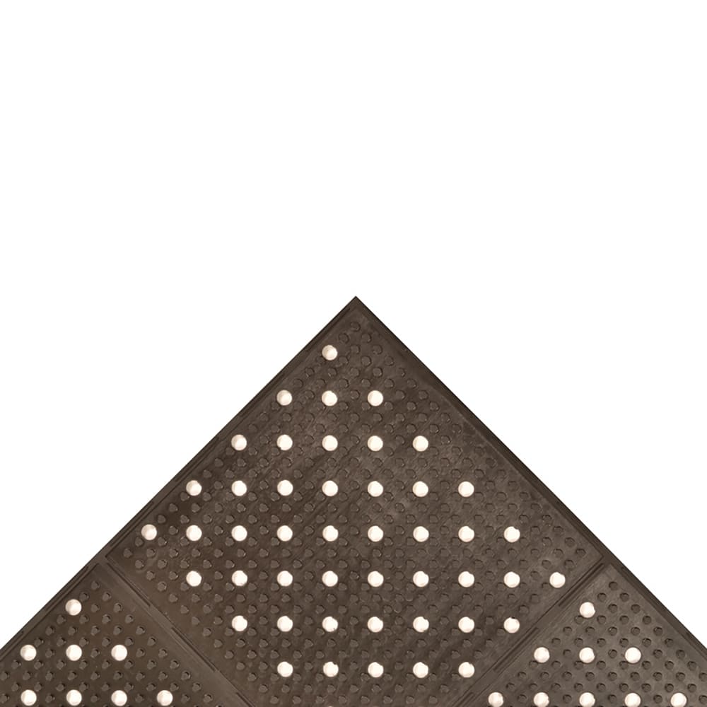 195-T23S0028BL Multi-Mat II™ Grease-Resistant Floor Mat, 2' x 8', 3/8" Thick, Blac...