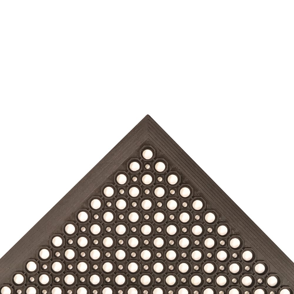 195-T30S0310BL Competitor™ Anti-Fatigue Floor Mat - 3' x 10', 1/2" Thick, Black