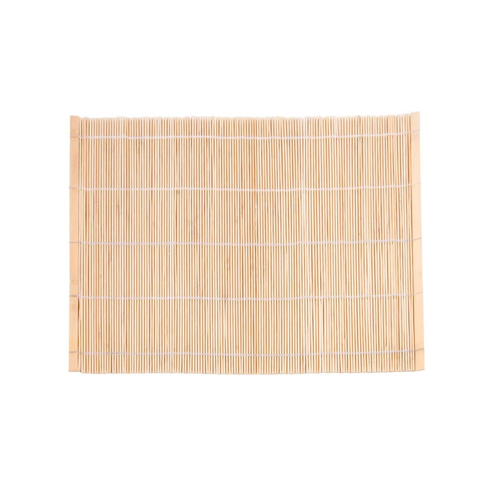 296-34256 Natural Bamboo Sushi Mat, 9 1/2 X 9 1/2 in
