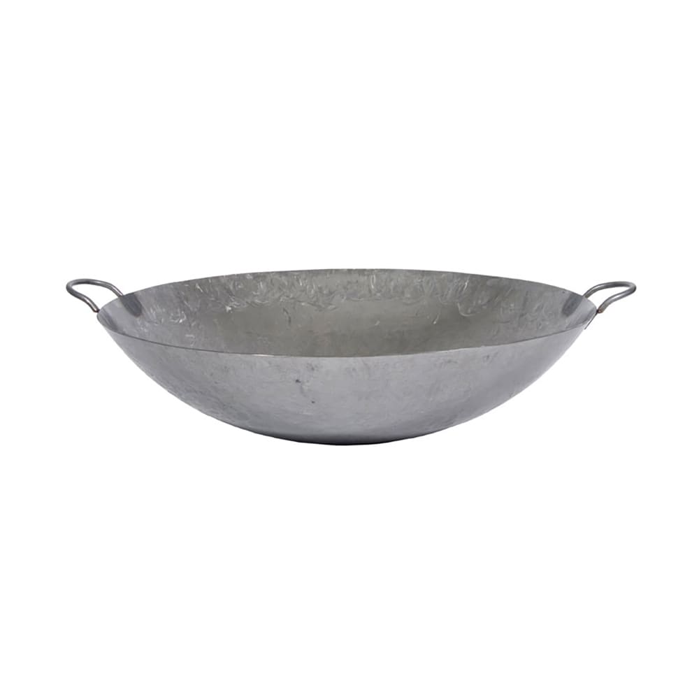 296-34718 18" Steel Stir Fry Pan - No Interior Rivets
