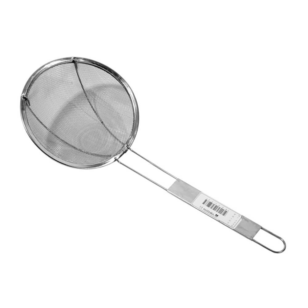296-42417F 7" Diameter Extra Fine Mesh Skimmer, Round, Stainless