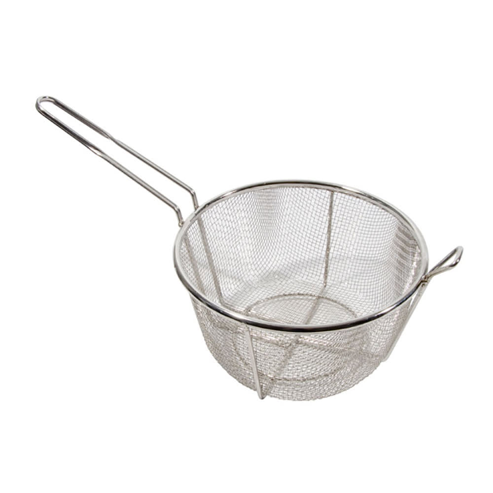 296-42942 11 1/2" Diameter Culinary Basket, 6"Handle, Stainless