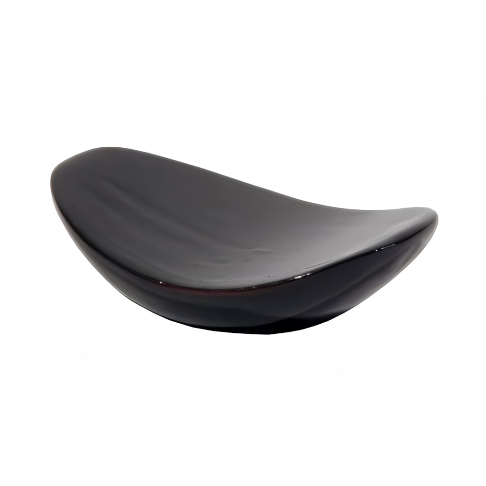 296-51327 2 1/4" Bowl Chopstick Rest - Wood, Black