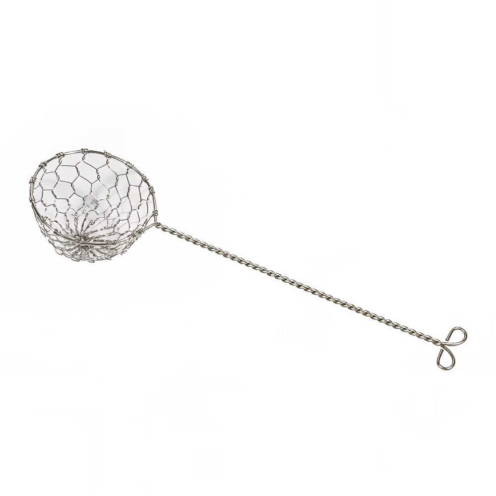296-51301 8 1/2" Chinese Fondue Skimmer, Stainless