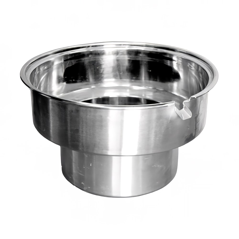 296-229020B 52 qt Stainless Blanch Pot, With Overflow, Fits 20" Chamber