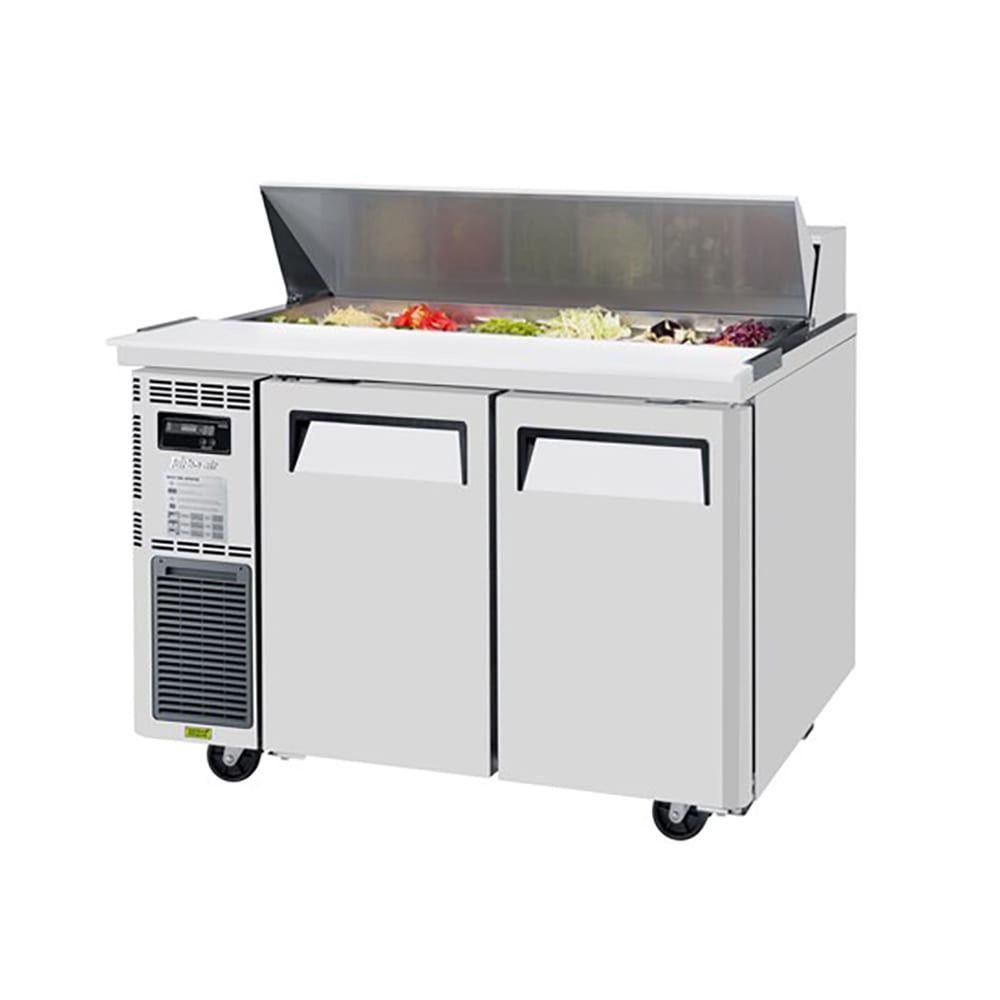 083-JST48N 48" J Series Sandwich/Salad Prep Table w/ Refrigerated Base, 115v