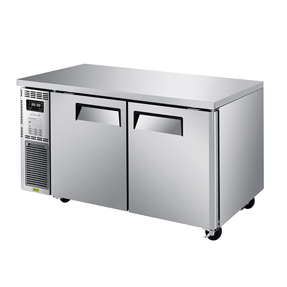 083-JURF60N 59" W Undercounter Refrigerator/Freezer w/ 2 Solid Door, 115v