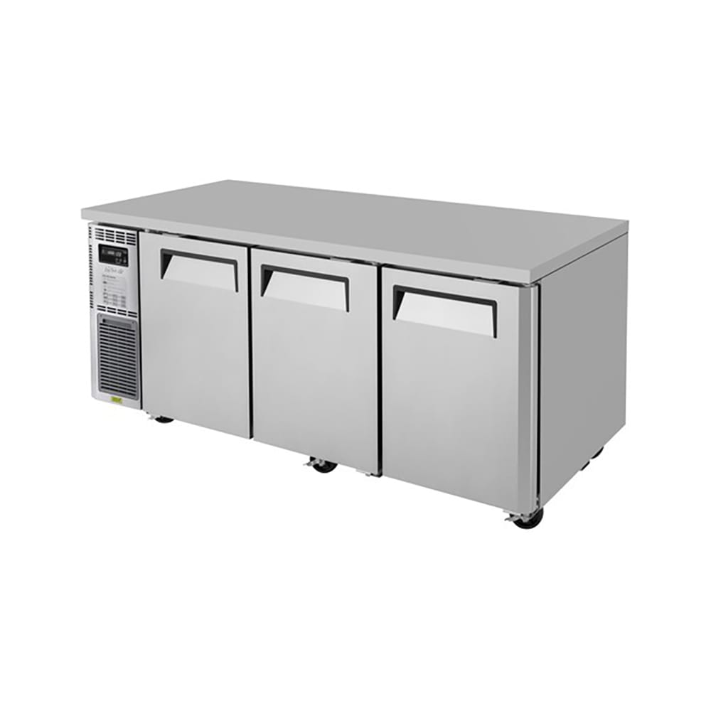 083-JUR72N6 70 7/8" W Undercounter Refrigerator w/ 3 Solid Door, 115v