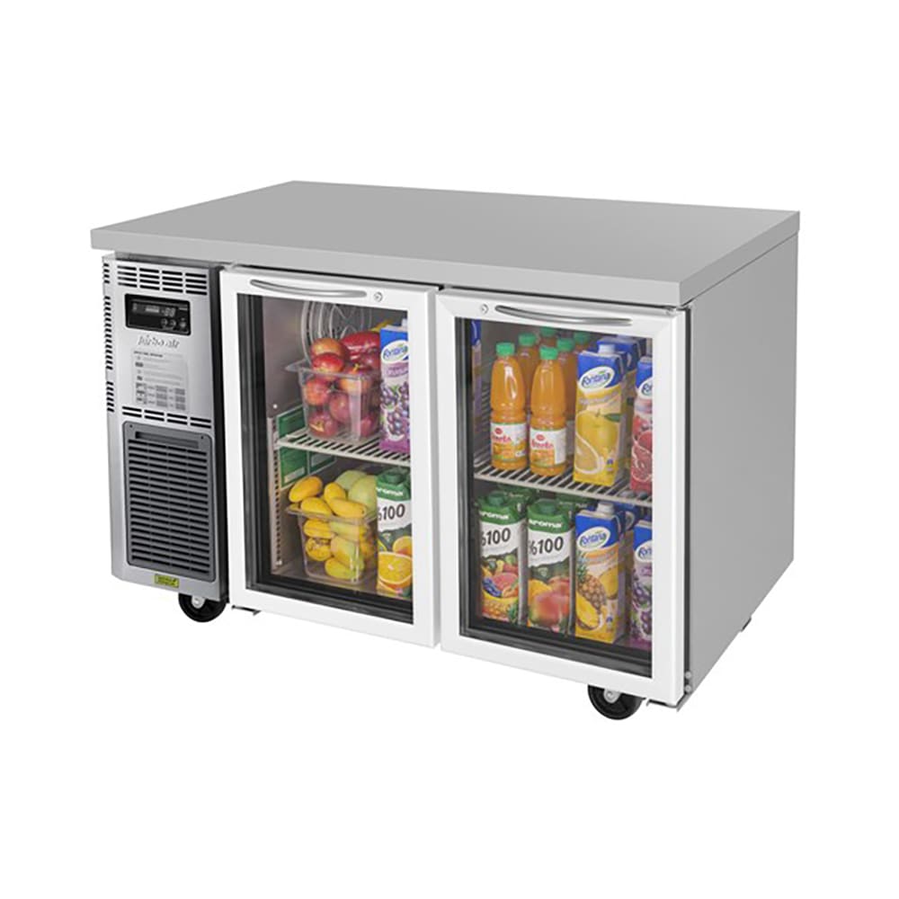 083-JUR48GN 47 1/4" W Undercounter Refrigerator w/ 2 Glass Doors, 115v