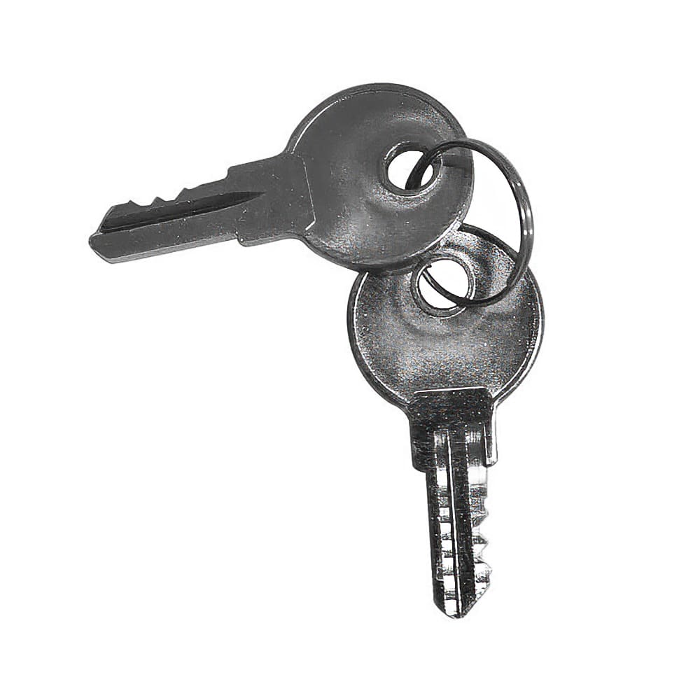 083-P0138A0100K Replacement Keys for Turbo Air TGM-SD, TGF-SD, & TGM-5R