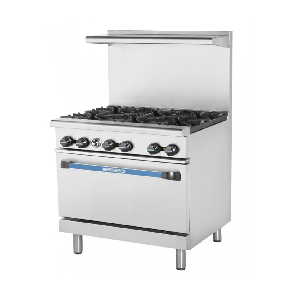 083-TAR6LP 36" 6 Burner Gas Range w/ Standard Oven, Liquid Propane