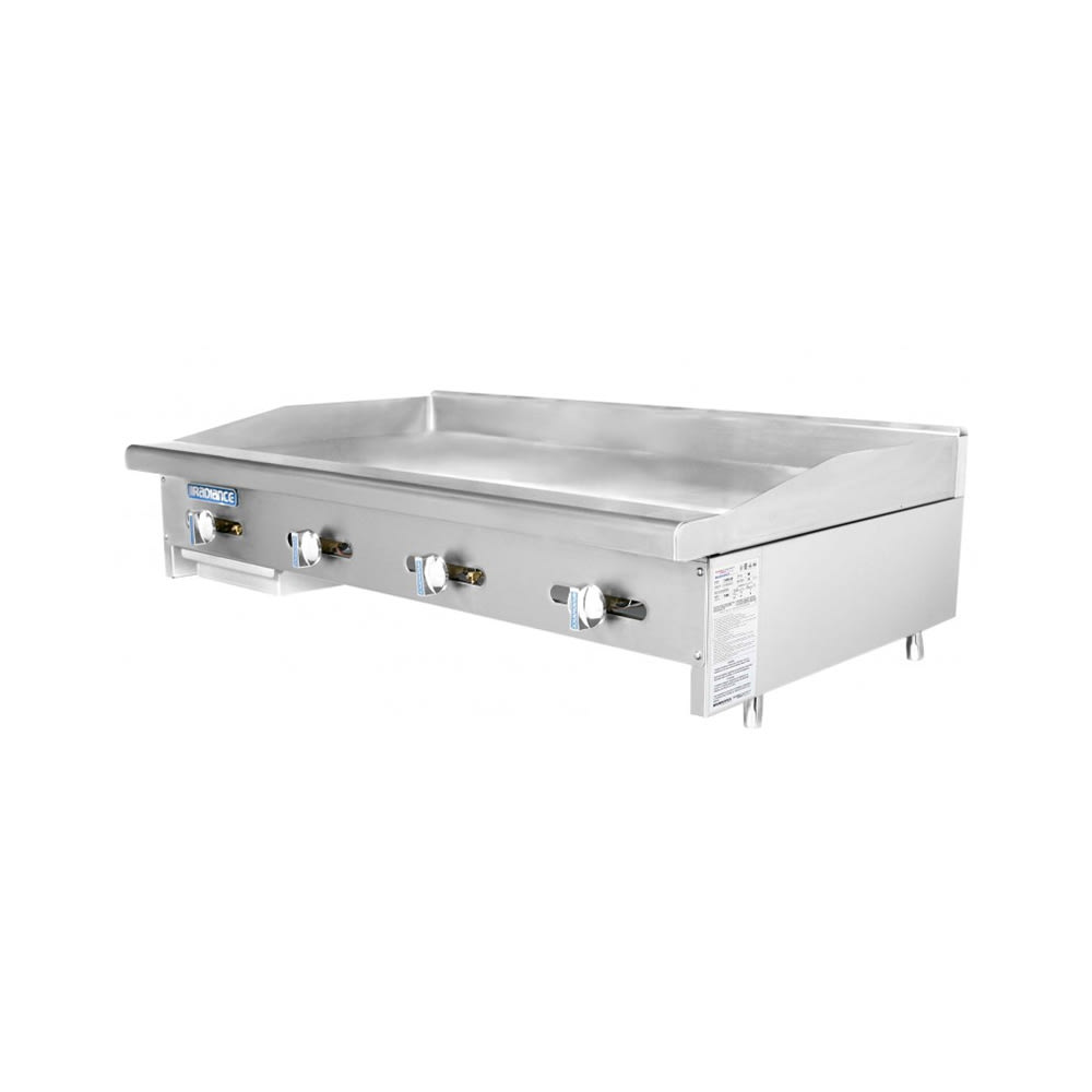 083-TAMG48LP 48" Gas Griddle w/ Manual Controls - 3/4" Steel Plate, Liquid Propane