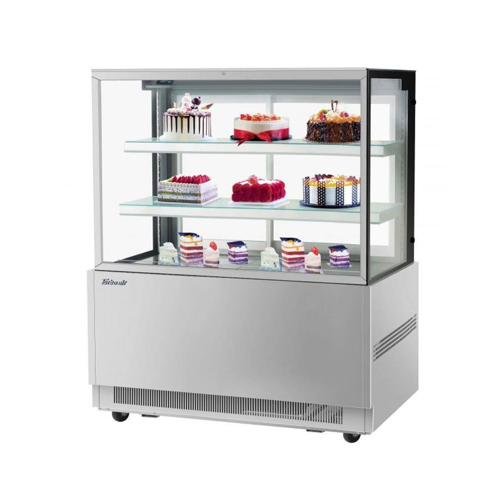 083-TBP4854FNS 47 1/2" Full Service Bakery Display Case w/ Straight Glass - (3) Levels, 115v