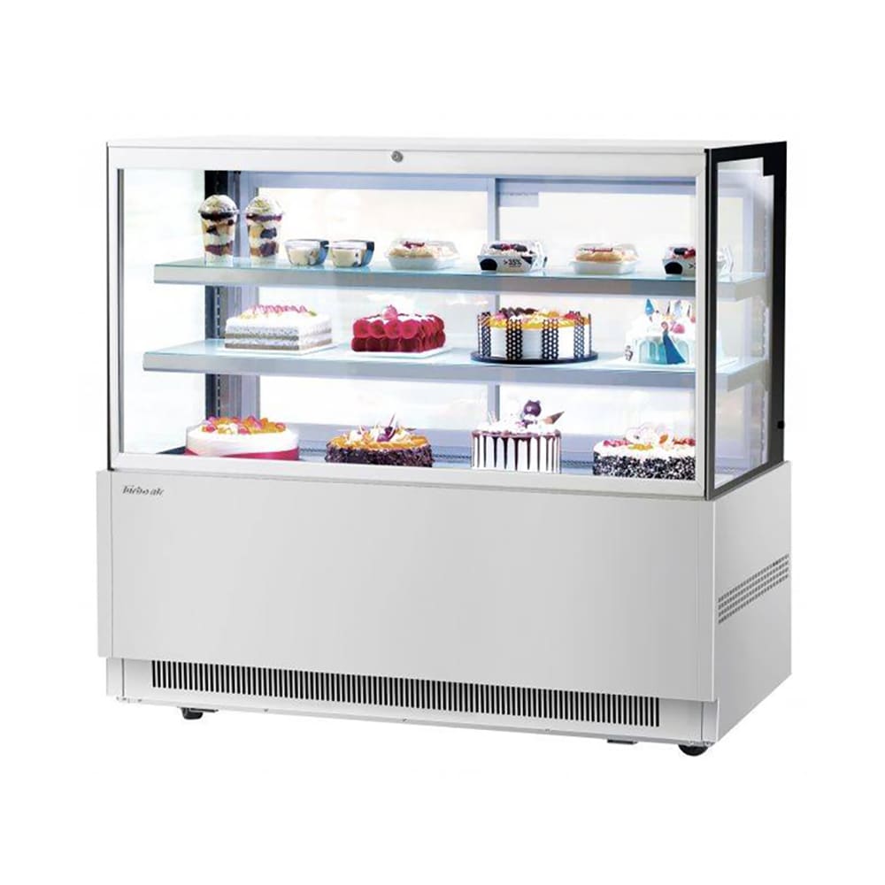083-TBP6054FNS 59" Full Service Bakery Display Case w/ Straight Glass - (3) Levels, 115v