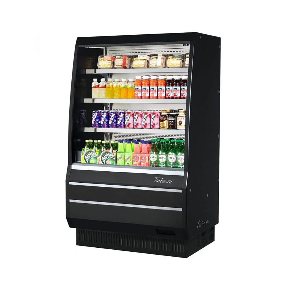 083-TOM40MBSPN 39 1/8" Vertical Open Air Cooler w/ (4) Levels, 115v