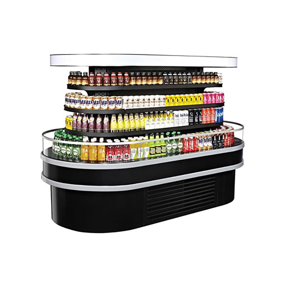 083-TIOM36RSRBN 48" Horizontal Island Open Air Cooler w/ (4) Levels, 220v/1ph