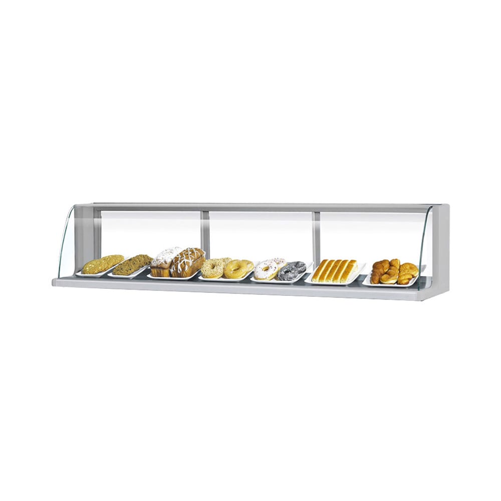 083-TOMD75LS 75 5/8" Low Top Dry Display Case for TOM-75S/L, Stainless Steel