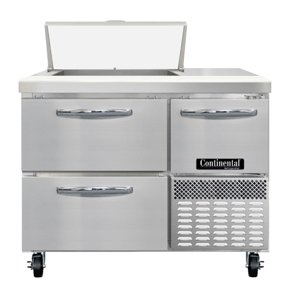 160-RA43SN6D 43" Sandwich/Salad Prep Table w/ Refrigerated Base, 115v