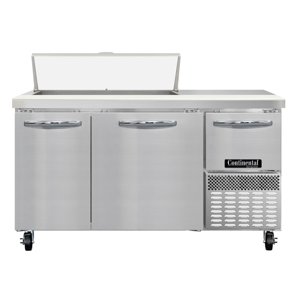 160-RA60SN10 60" Sandwich/Salad Prep Table w/ Refrigerated Base, 115v