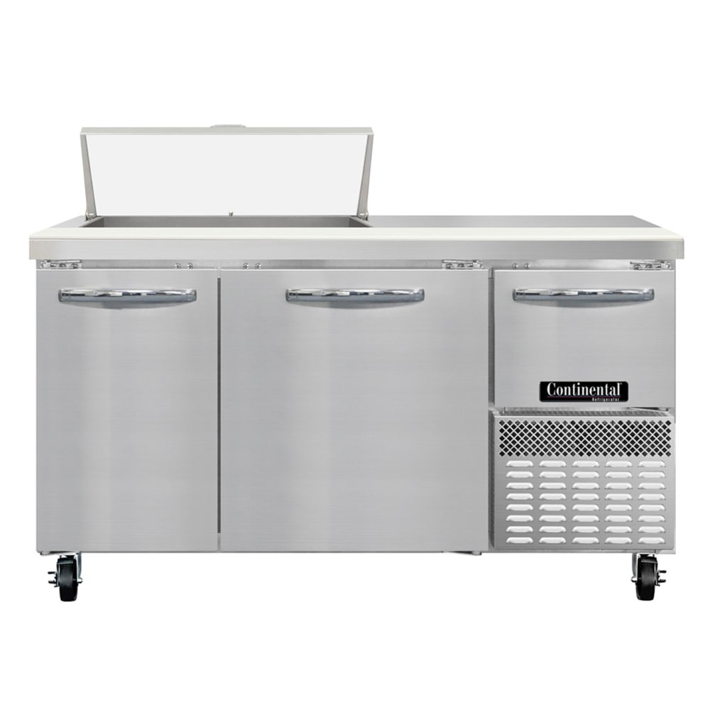160-RA60SN8 60" Sandwich/Salad Prep Table w/ Refrigerated Base, 115v