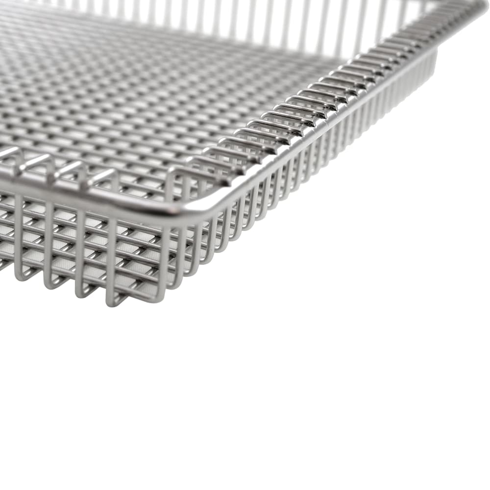139-BS26730 Half Size Fryer Basket, Steel