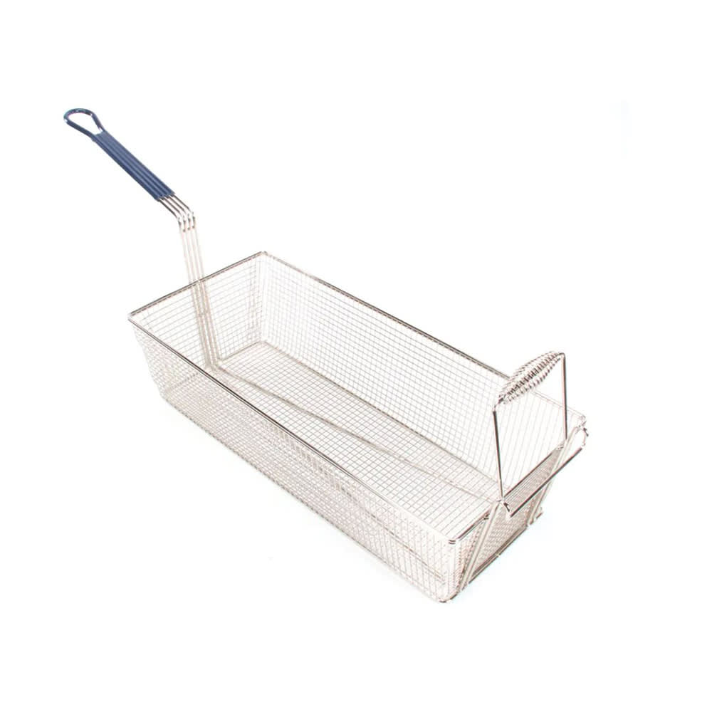 169-A4514702 Fryer Basket w/ Uncoated Handle & Front Hook, 23 1/4" x 10" x 5 3/4&qu...