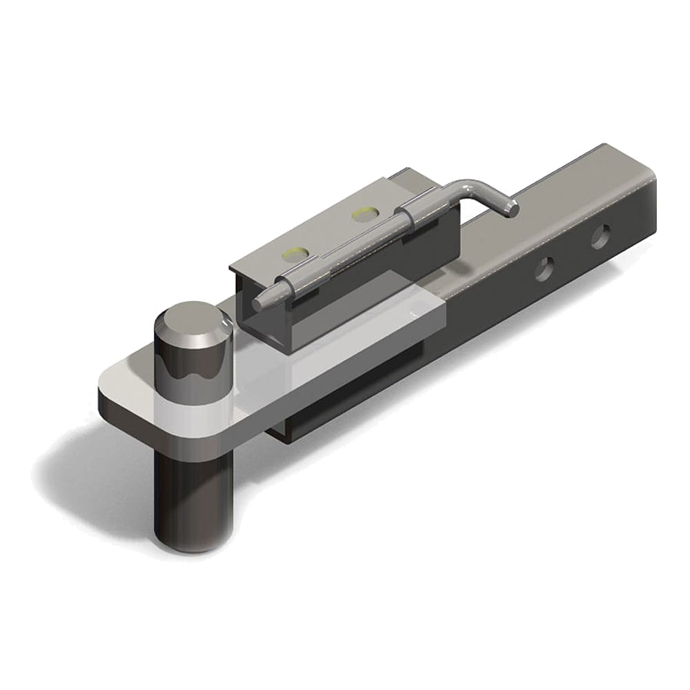 121-4750 Male Hitch End for Carts w/ 5" or 6" Casters
