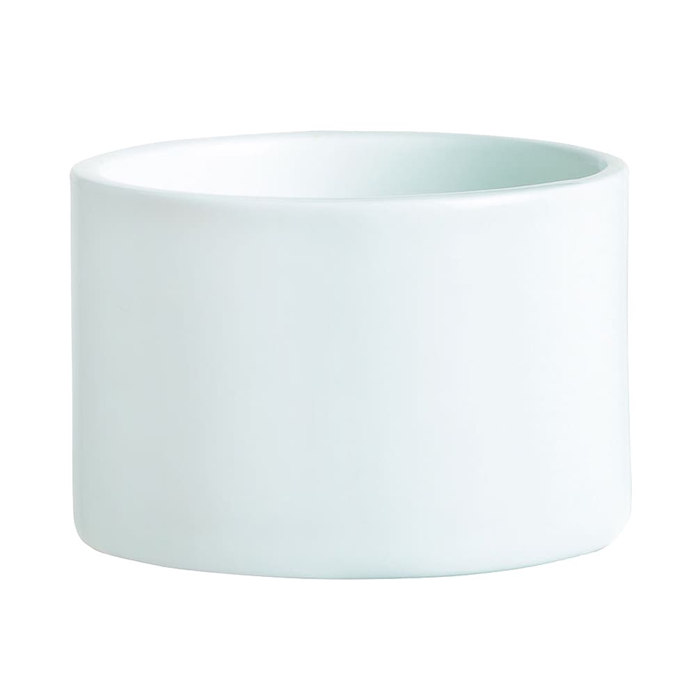 192-BW019 5 1/2 oz Round Chef''s Selection Canne Bowl - Porcelain, Ultra Bright White