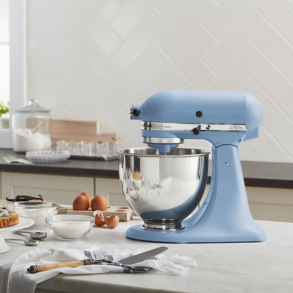 KitchenAid KSM150PSVB Artisan® 5 Quart TiltHead Stand Mixer, Blue Velvet