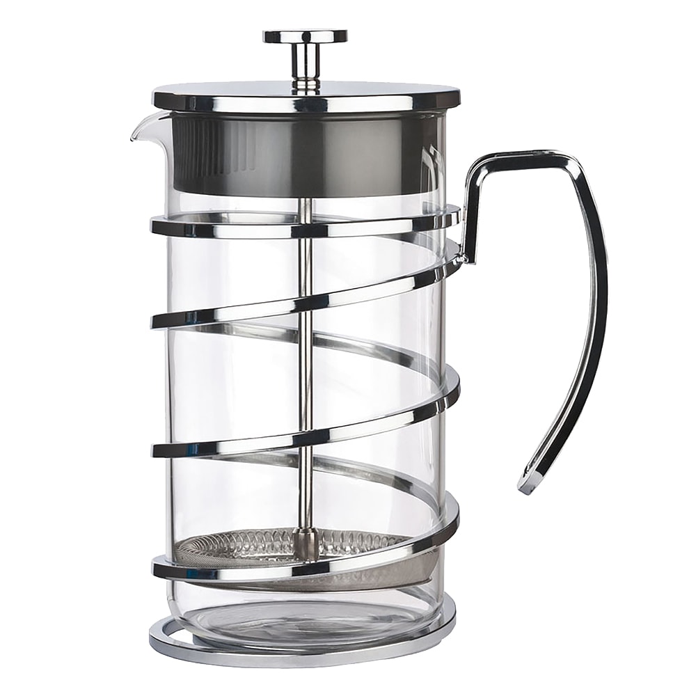 192-73592 34 oz French Press - Stainless Steel Frame, Glass Body
