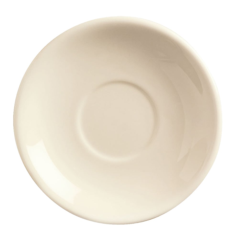 192-PWC36 4 7/8" Round Demitasse Saucer - Stoneware, Princess White