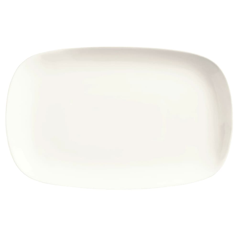 192-BW6712 12 1/2" x 8 1/4" Rectangular Chef's Selection Platter - Porcelain, Ultr...