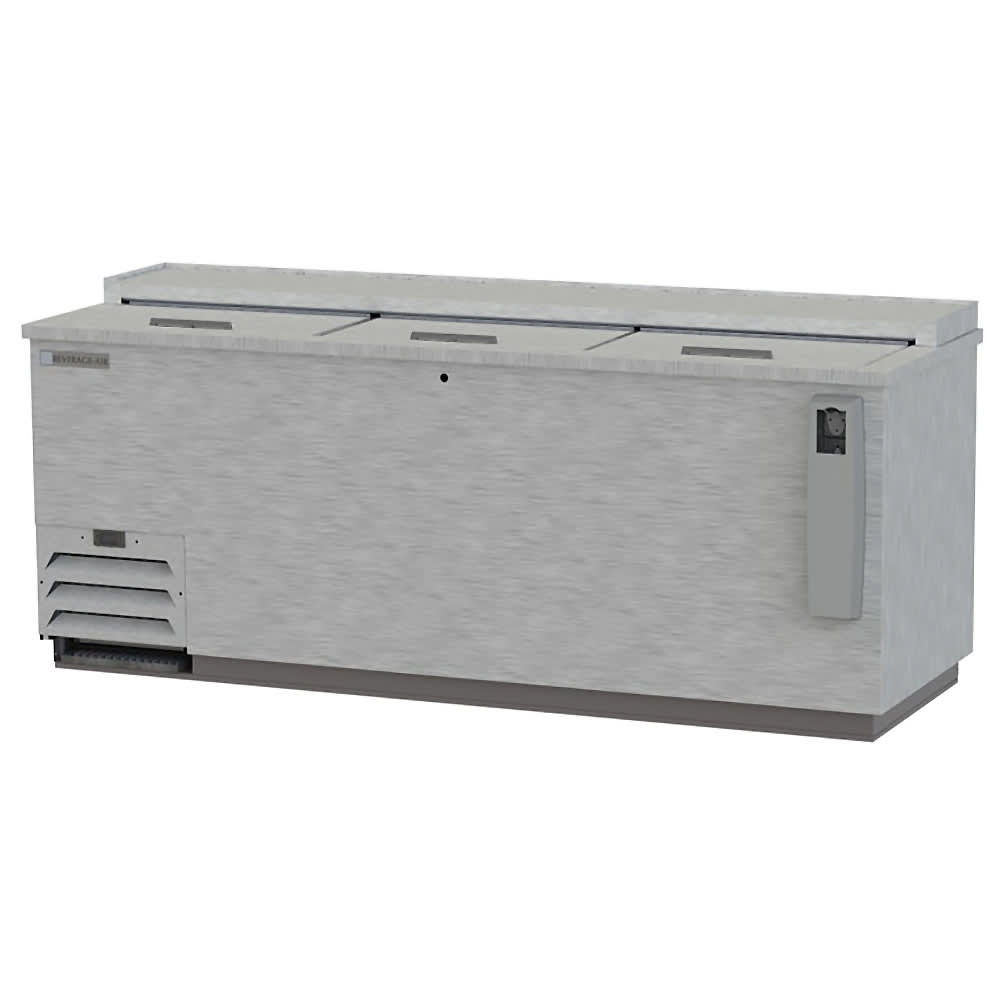 118-DW79HCS29 80" Forced Air Bottle Cooler - Holds (32) 12 oz Bottle Cases, Bottle Opener, 1...
