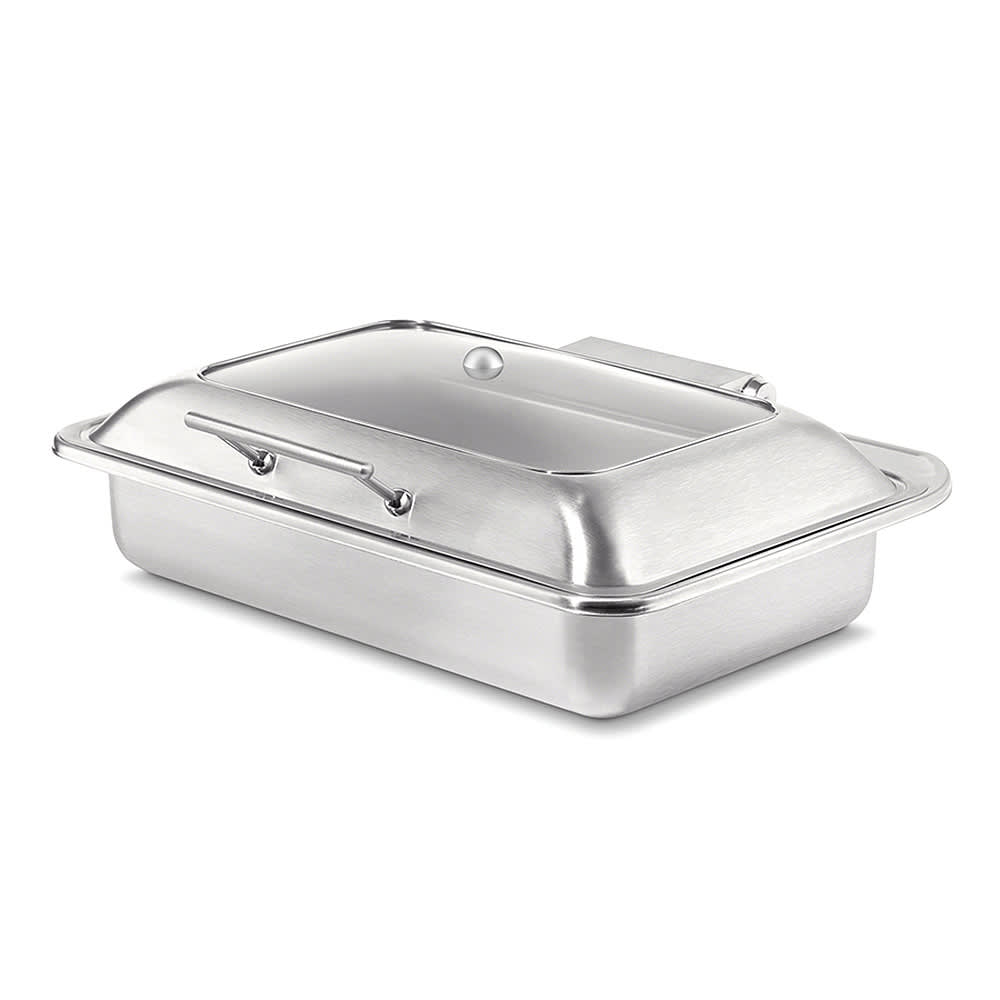 209-SM249 Rectangular Chafer w/ Hinged Lid & Induction Heat