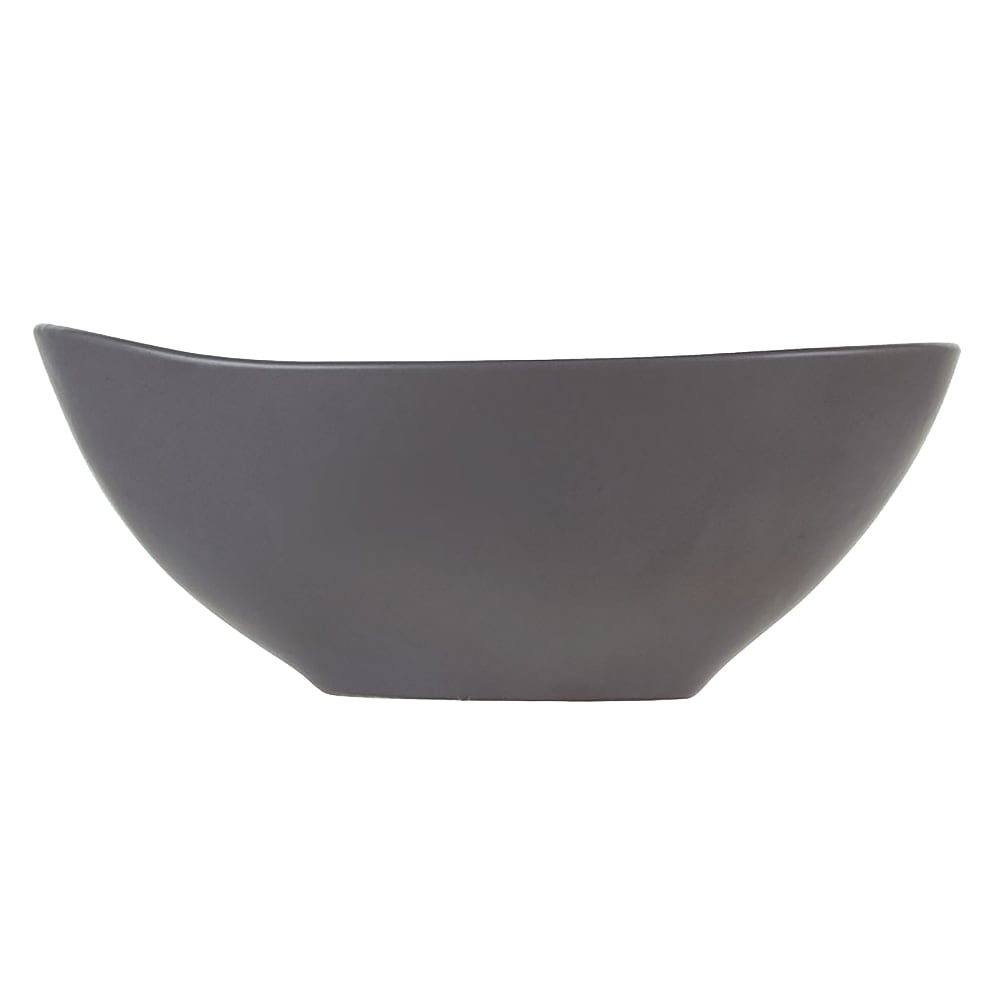 192-DRI6G 38 oz Organic Oval Driftstone Bowl - Porcelain, Granite
