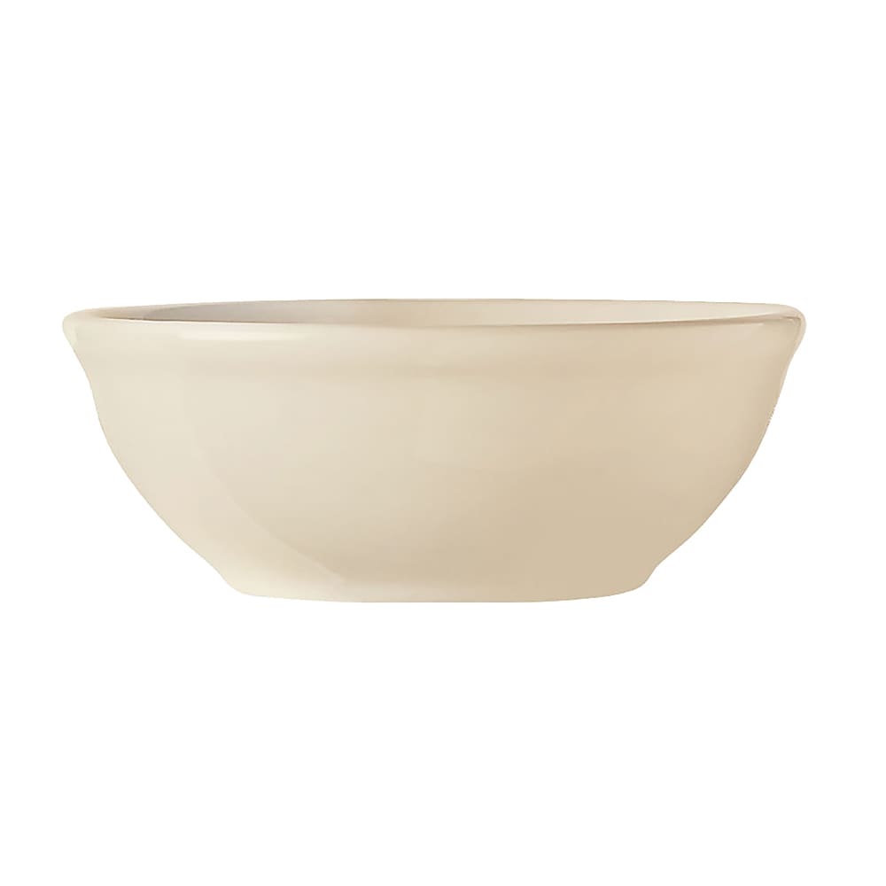 192-PWC15 12 1/2 oz Round Princess White Oatmeal Bowl - Ceramic, Cream White