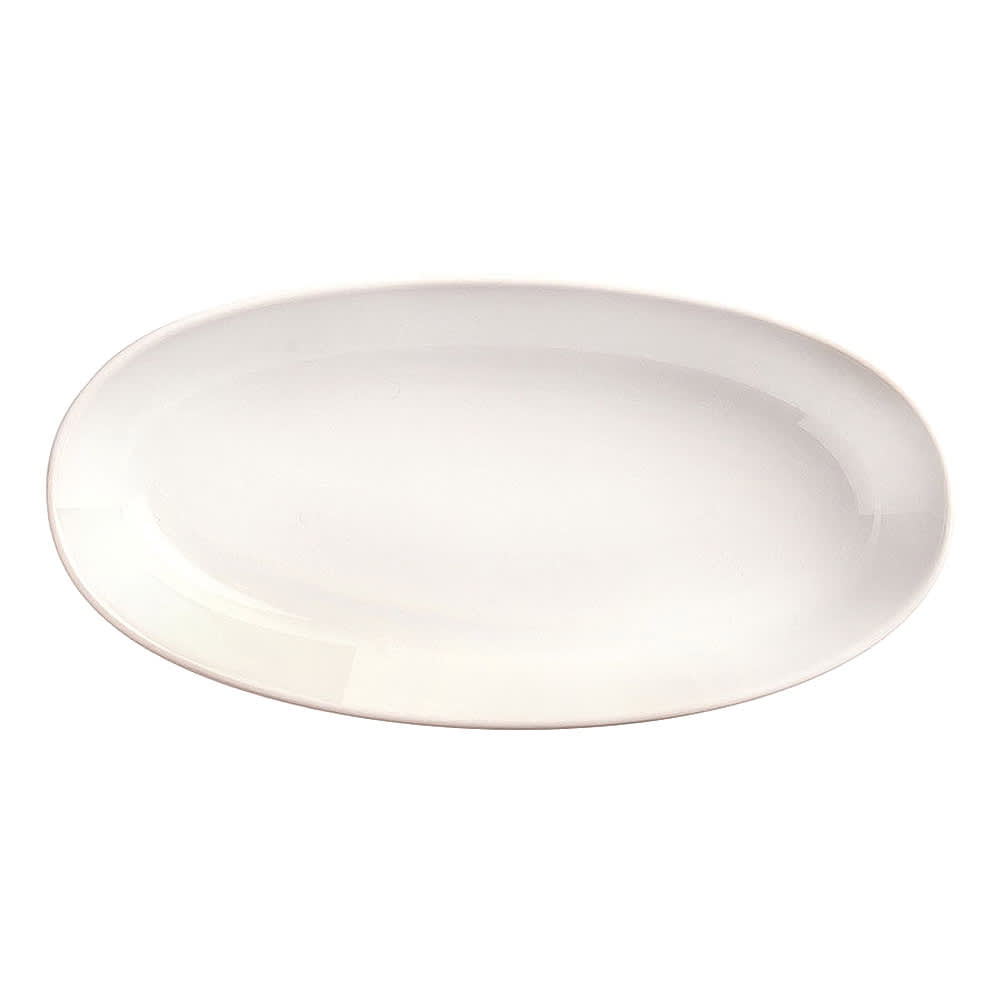 192-BW014 5 1/4 oz Oval Chef''s Selection Bowl - Porcelain, Ultra Bright White