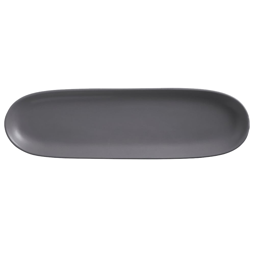 192-DRI11G 13 1/4" x 4" Oblong Driftstone Tray - Porcelain, Granite