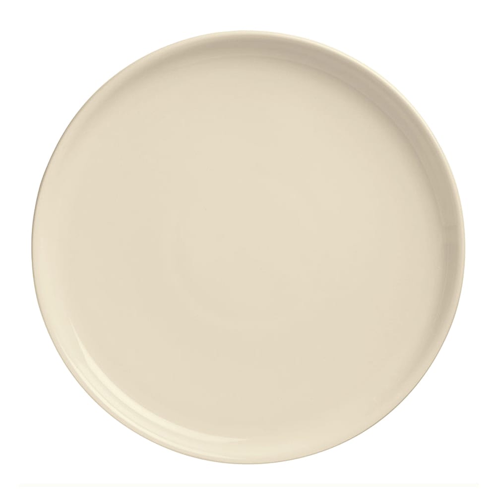 192-PZ13 13 3/8" Round Pizza Platter - Porcelain, Cream White