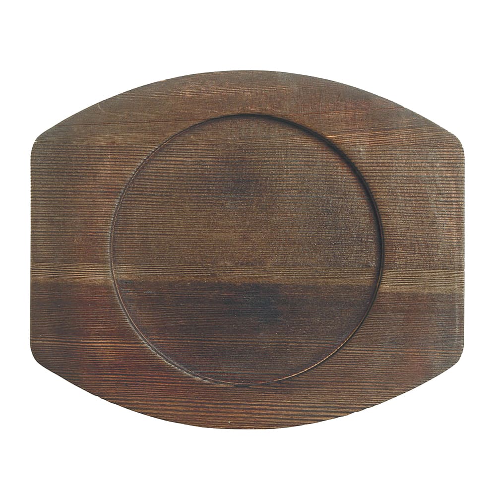 192-CIS17TR 8 1/2" Round Trivet, Wood