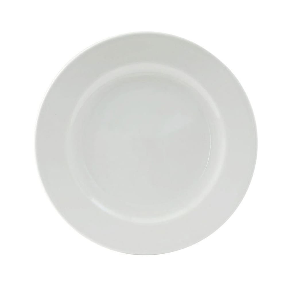 424-ALA082 8 1/4" Round Alaska Plate - China, Porcelain White