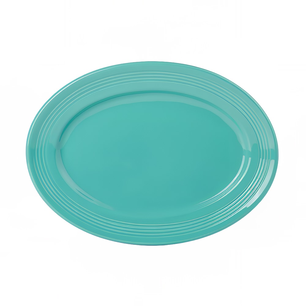 424-CIH116 11 1/2" x  8 3/8" Oval Platter - China, Island Blue