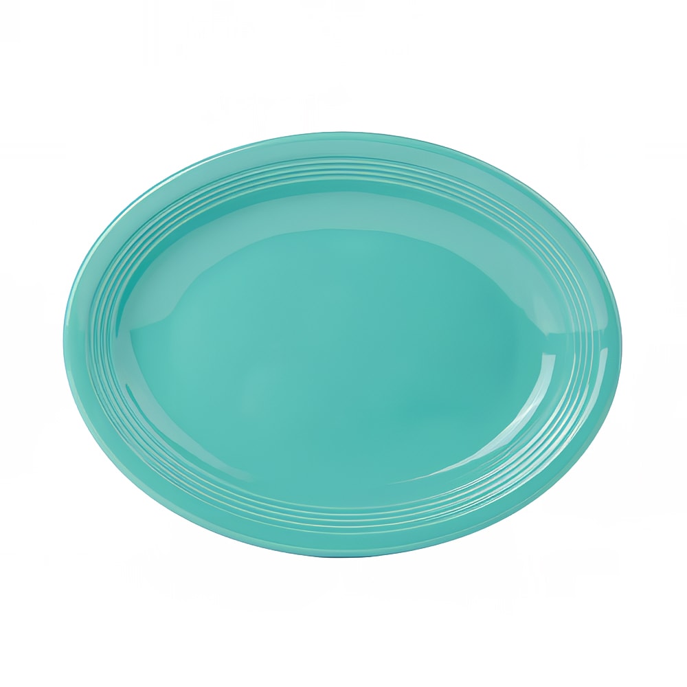 424-CIH1142 11 1/2" x 8 3/4" Oval Platter - China, Island Blue