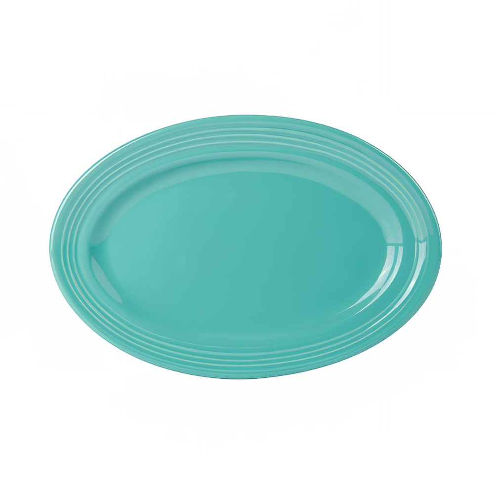 424-CIH096 9 3/4" x 6 1/2" Oval Platter - China, Island Blue