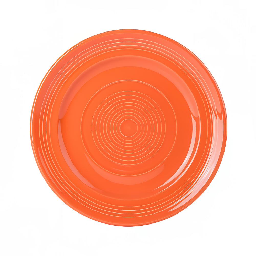 424-CPA090 9" Round Plate - China, Papaya