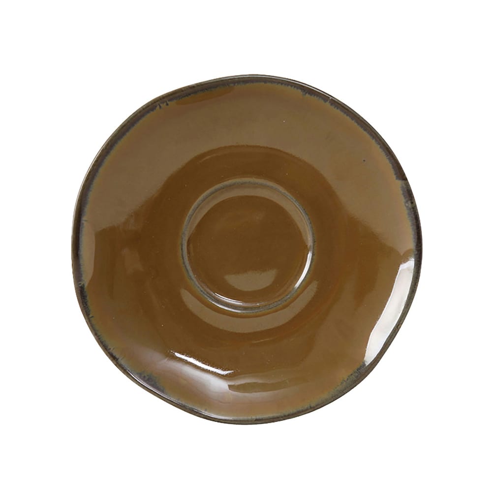 424-GAJ084 6 3/8" Round Ceramic Saucer - Mojave