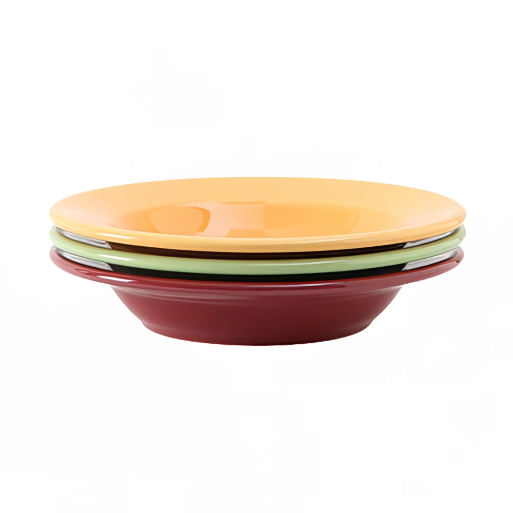 424-DYD090 12 1/2 oz Round DuraTux®© Soup Bowl - Ceramic, Assorted Colors