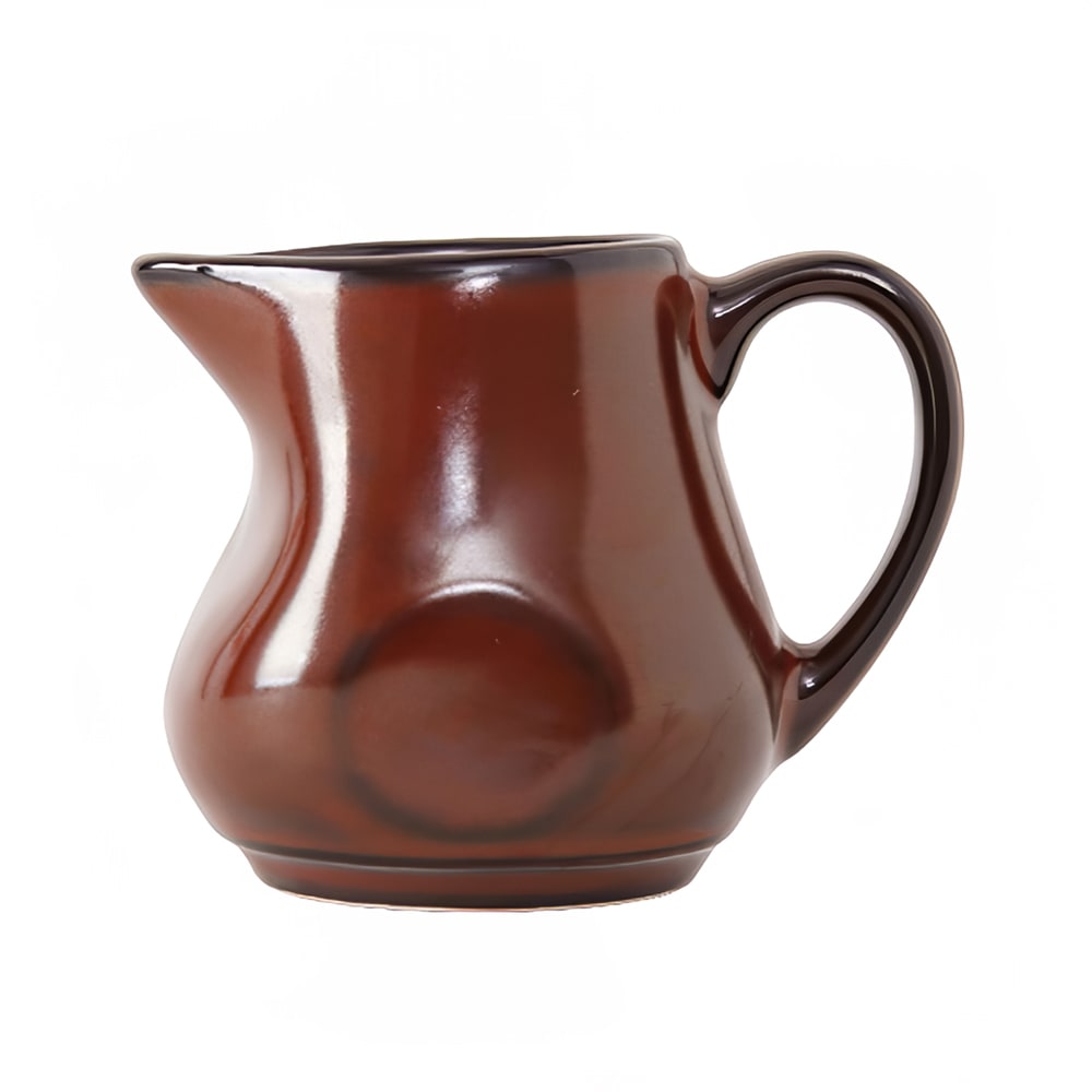 424-GAR100 4 oz TuxTrendz®© Artisan Creamer - Ceramic, Red Rock
